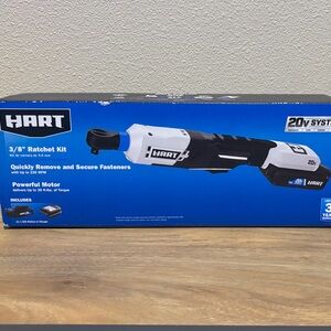 Hart Schaffner Marx Blue and White 20V 3/8" Ratchet Kit Packaging